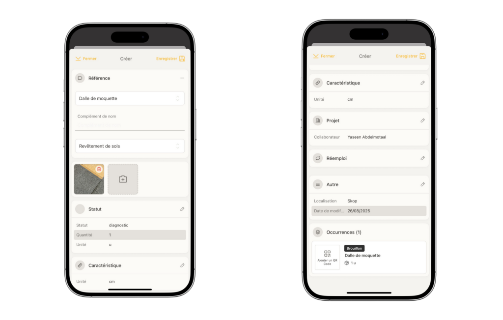 2 Interface visuel app